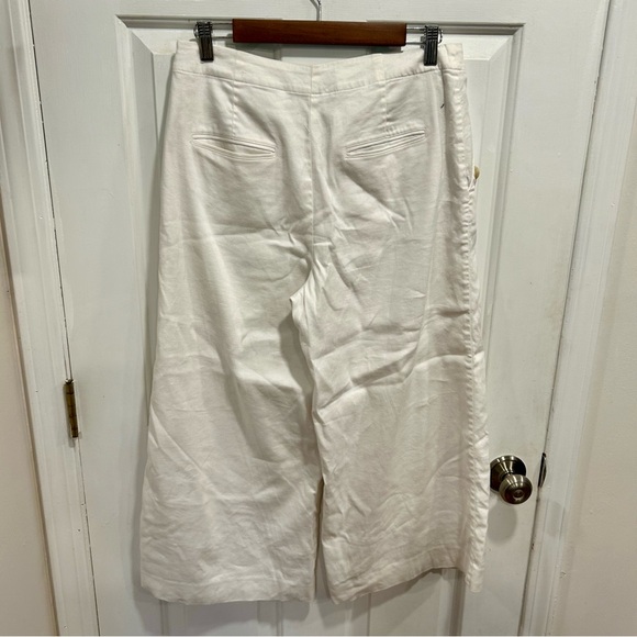 Ann Taylor Sailor wide leg pants size 6 Linen blend - Picture 4 of 11